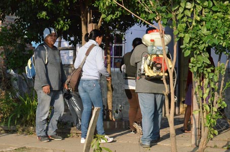 Viernes: prosigue sin pausas la campaa contra el dengue.