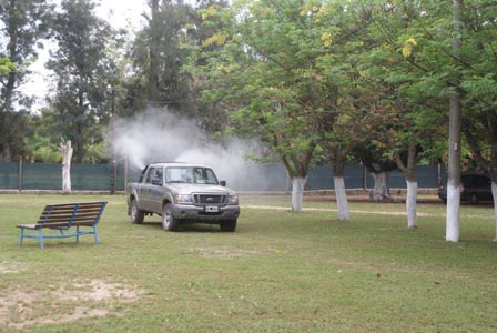 Dengue: la brigada trabajar hoy en barrios capitalinos.