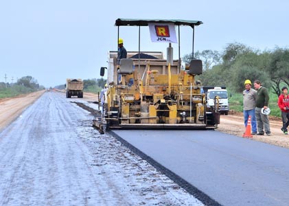 Jofr confirm que el asfalto de la ruta 86 lleg a Guadalczar. Satisfaccin de Insfrn por el avance del corredor