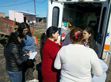 Nueva semana de controles mdicos y entrega de medicamentos a evacuados.