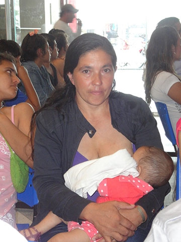 Completa cobertura de salud a una beba que padeca de una infeccin en la piel.