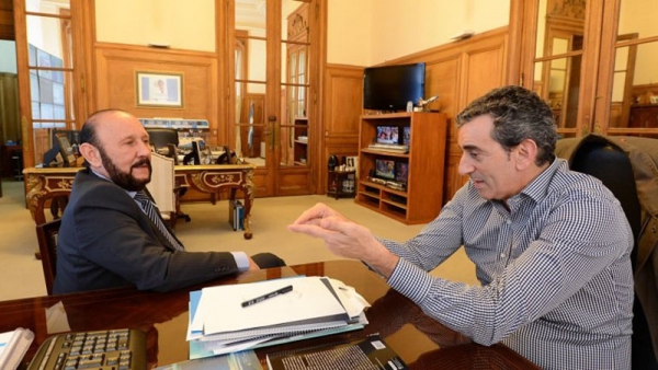 Randazzo e Insfrn dialogaron sobre la  recuperacin ferroviaria.