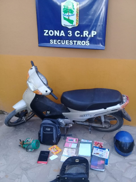 Un hombre huy� de una casa al ser sorprendido por  su due�o y la Polic�a lo detuvo con bienes robados