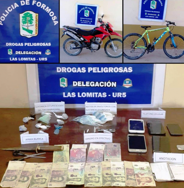 Las Lomitas: desarticulan un centro de distribuci�n de drogas al menudeo