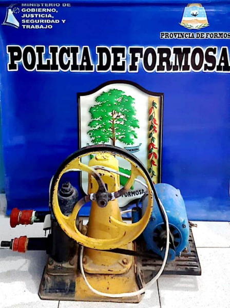 Clorinda: R�pido trabajo investigativo de la Polic�a permiti� recuperar un motor sustra�do y aprehender al presunto autor