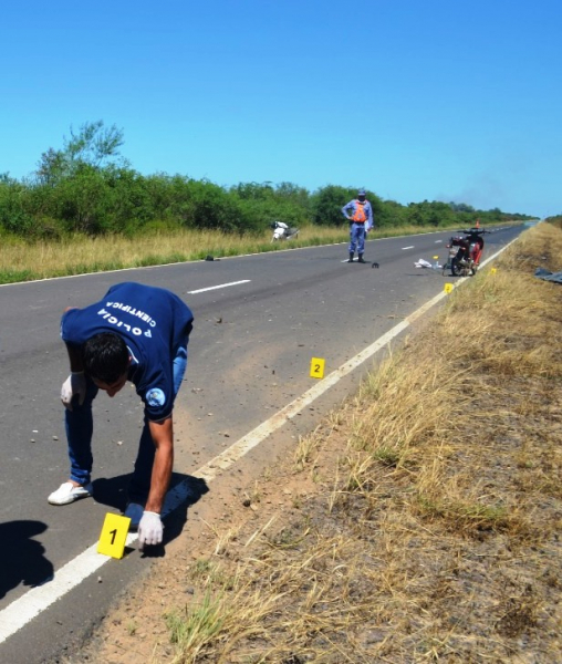 Un hombre falleci tras caer de su motocicleta en San Martin Dos