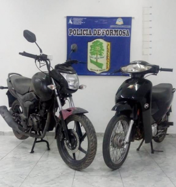 La Polica recuper tres motocicletas  sustradas y otra con el motor adulterado