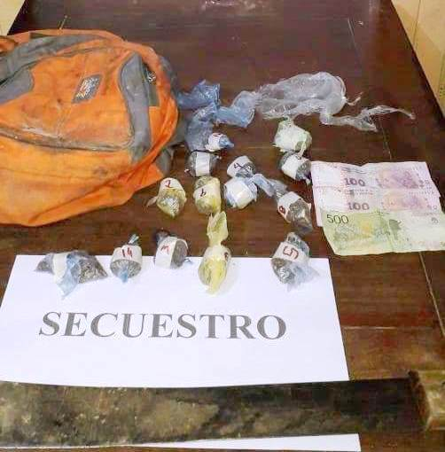 Lucha contra el narcomenudeo: secuestran 14 envoltorios de marihuana y aprehenden a dos sujetos por venta de estupefacientes en Clorinda