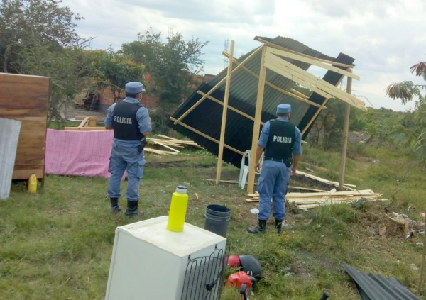 La Polica impidi la usurpacin de un espacio pblico en el barrio San Isidro