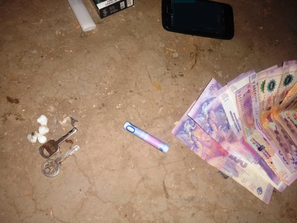 Durante acciones preventivas en el barrio Simn  Bolvar, aprehenden a presunto dealer con cocana