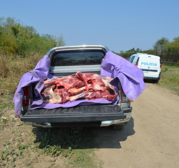 Laguna Blanca: Durante un control de rutina, la Polica secuestr producto crnico