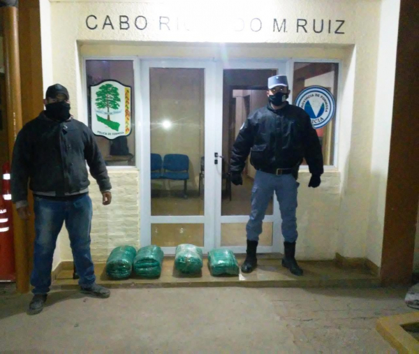 La Polica secuestr 20 kilos de hojas de coca en el oeste formoseo