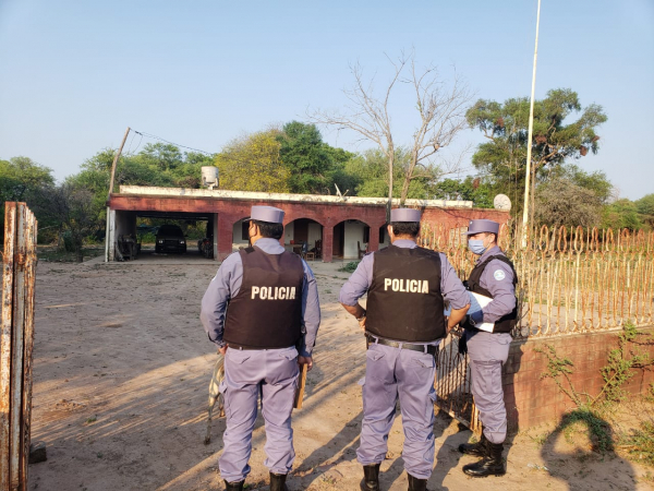 Interior: Pozo Mortero La Polica detuvo a un hombre que amenaz con un arma de fuego a un operario de Vialidad Provincial que supervisaba distintas obras.