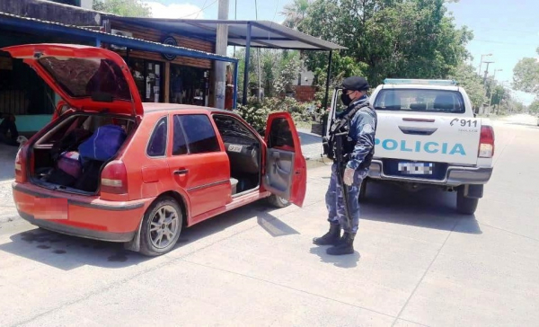 OPERATIVOS DE FRONTERA CLORINDA: La Polica detect el ingreso de cinco extranjeros por pasos clandestinos y el secuestro de mercaderas