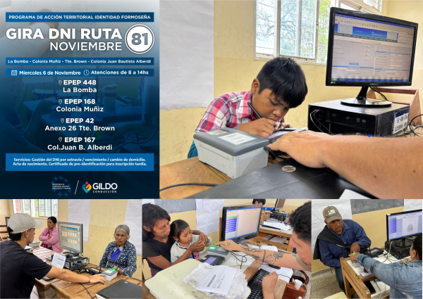 GIRA DNI RUTA 81 - 6 DE NOVIEMBRE