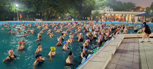 Comenzaron las clases de aquagym organizadas por el Gobierno provincial