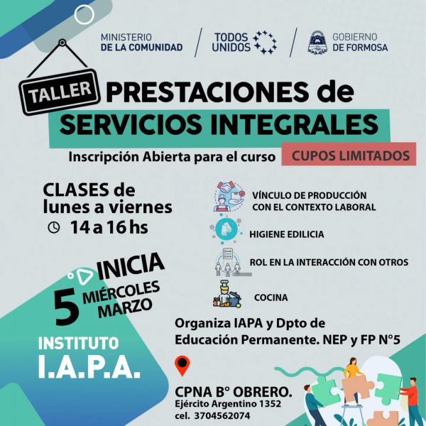 TALLER: PRESTACIONES DE SERVICIOS INTEGRALES