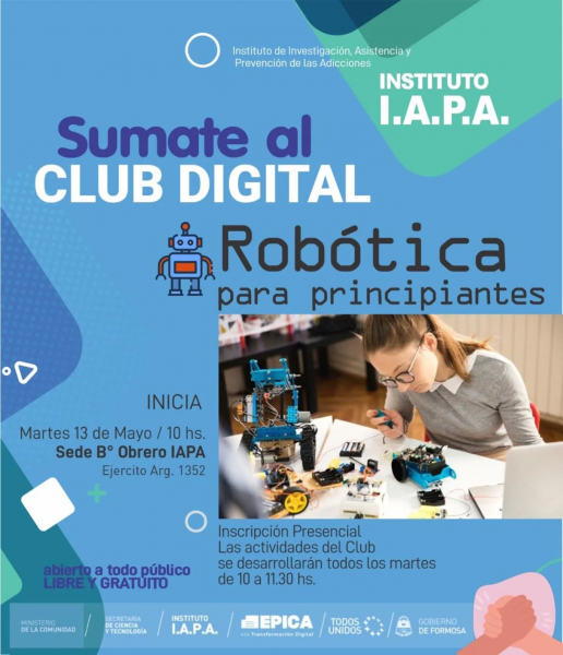 Súmate al Club Digital!! Robótica para principiantes!.