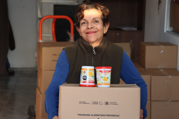 El Gobierno de Formosa inició una nueva entrega de cajas alimentarias para personas celíacas