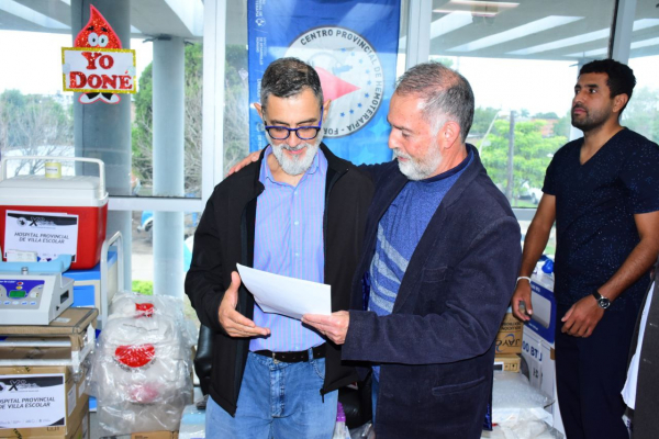 Se entregaron equipamientos a cuatro nuevas unidades para donación de sangre