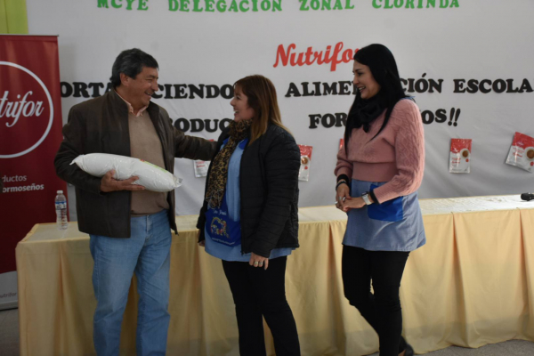 Nueva partida de Nutrifor para escuelas del interior