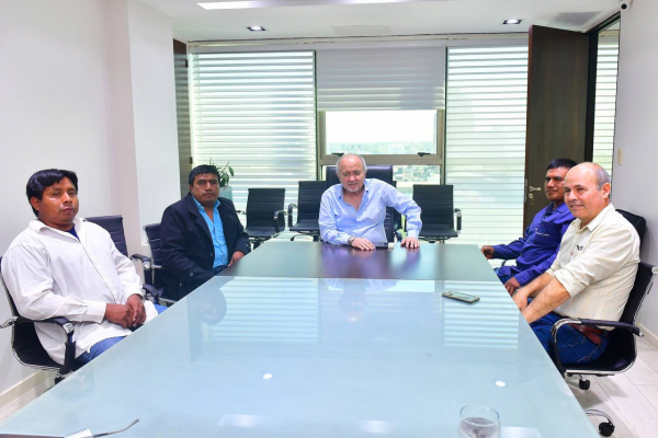 Ferreira recibió a referentes de importantes comunidades aborígenes