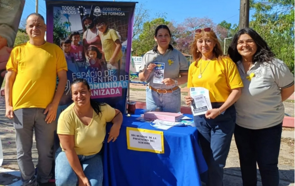 PREVENCIÓN EN CLORINDA: HABLAR DE LO QUE NOS PASA ES UN ACTO DE FORTALEZA