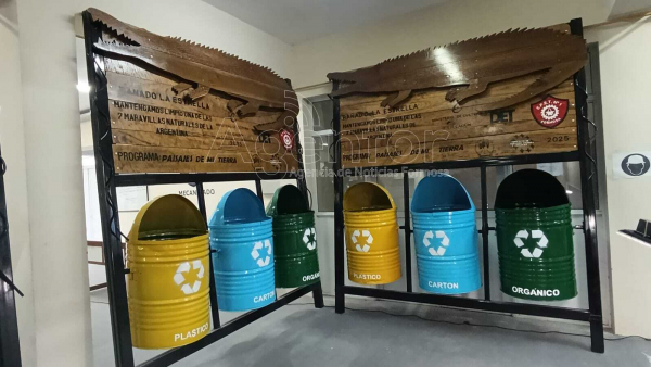 Guardianes de Formosa": Los estudiantes de la EPET N° 1 crearon contenedores  ecológicos