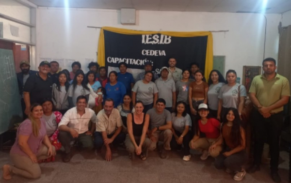 Técnicos del CEDEVA Laguna Yema dictaron una capacitaron sobre ganadería caprina en El Chorro