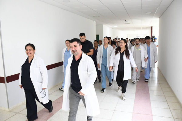 Estudiantes de la UPLaB visitaron el Hospital de Laguna Blanca