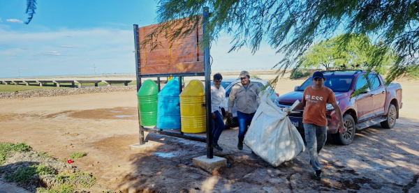 Contenedores ecol�gicos instalados en el Ba�ado La Estrella ya muestran resultados