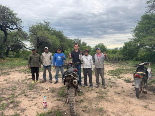 Actividades en comunidades de Laguna Yema