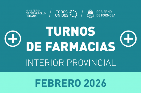 Farmacias - Interior provincial - Mes de Febrero