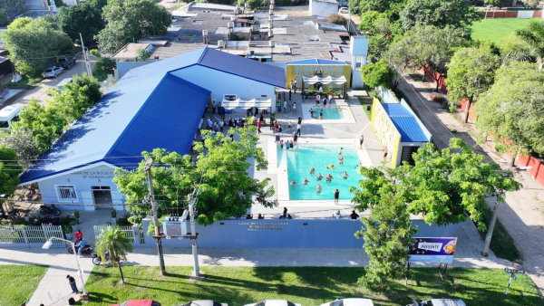 A pleno funciona la piscina terap�utica de la Casa de la Solidaridad del barrio Guadalupe