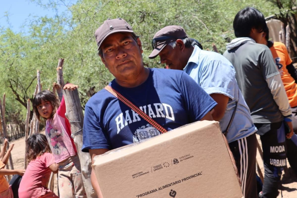 El Gobierno de Formosa fortalece la asistencia alimentaria en comunidades originarias del oeste formose�o