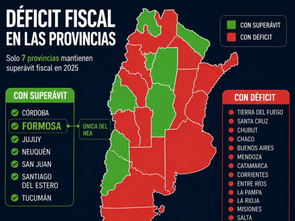 Formosa mantiene sus cuentas en orden y se destaca entre las provincias con superávit en 2025