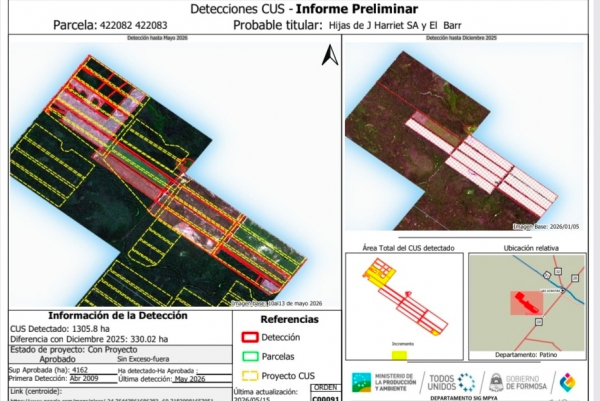 El Ministerio de la Producci�n y Ambiente de Formosa desminti� con datos oficiales al "sensacionalismo ambiental"