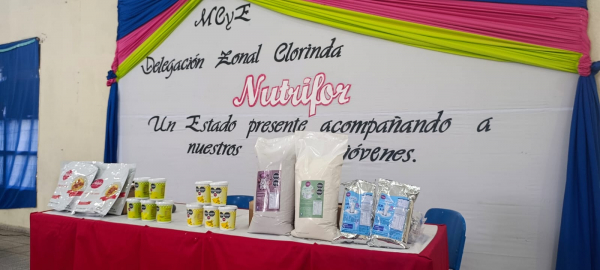 La Delegaci�n Zonal de Clorinda recibi� los productos Nutrifor