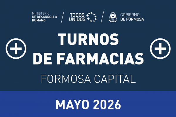 Farmacias - Formosa Capital - Mes de mayo