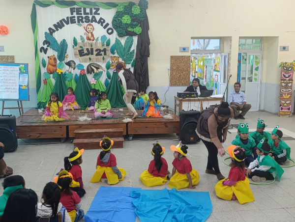 La EJI N° 21 del barrio Namqom celebró sus 23 años de aniversario