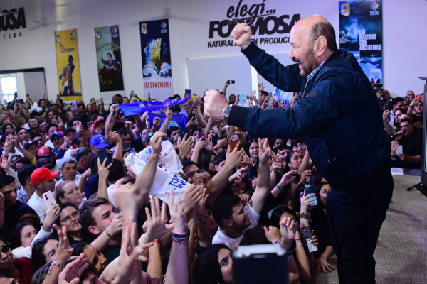 El acto por el D�a de la Lealtad Peronista estuvo colmado de j�venes