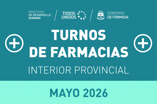 Farmacias - Interior provincial - Mes de mayo