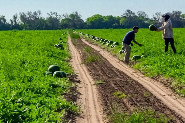 Productores del centro oeste comercializar�n 140 toneladas de sand�as en los principales centros de consumo del pa�s