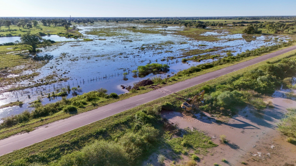 Formosa intimó a Vialidad Nacional para evitar el colapso hídrico en las rutas 11 y 95 ante el fenómeno de El Niño