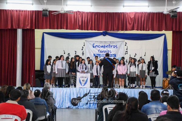 Encuentros Corales: Se concretó en la EPES N° 87 la última jornada del Nivel Secundario