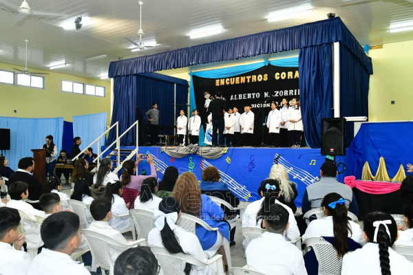 Prosiguen los Encuentros Corales Escolares del Nivel Primario