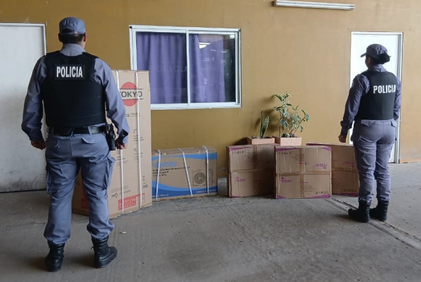 Secuestraron electrodomésticos de procedencia extranjera sin aval aduanero