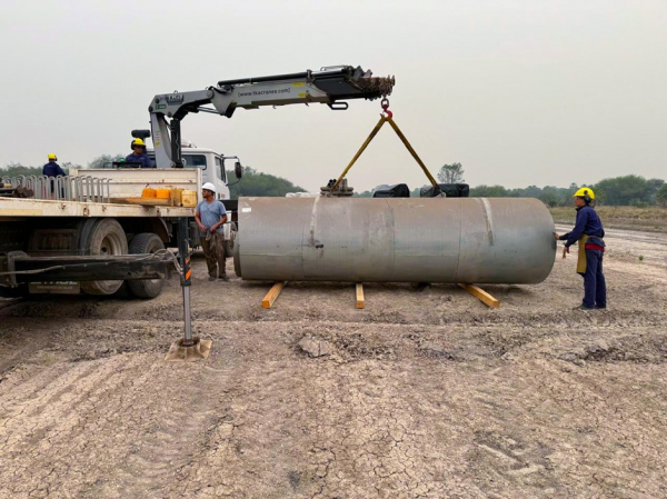 Gran avance en la obra civil de la planta industrial Fermosa Biosiderrgica