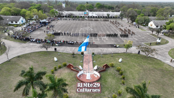 El gobernador Insfrn presidi el homenaje a los hroes formoseos del RIM 29