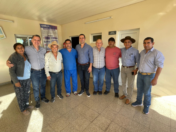 Vecinos de parajes de la RN 86 agradecieron al Vicegobernador por las obras en camino vecinal: